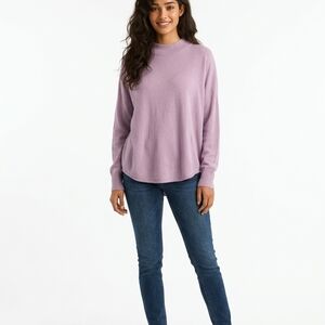 Madewell Lavender Crew Neck Sweater